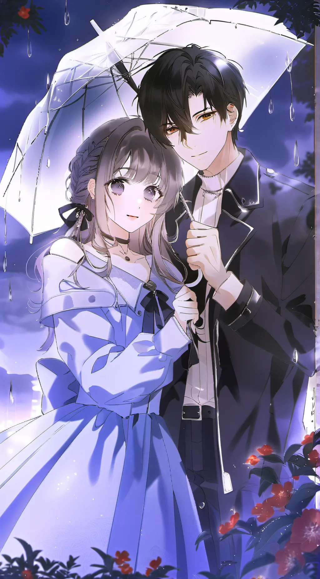 ai character: lisa and Carlos  background