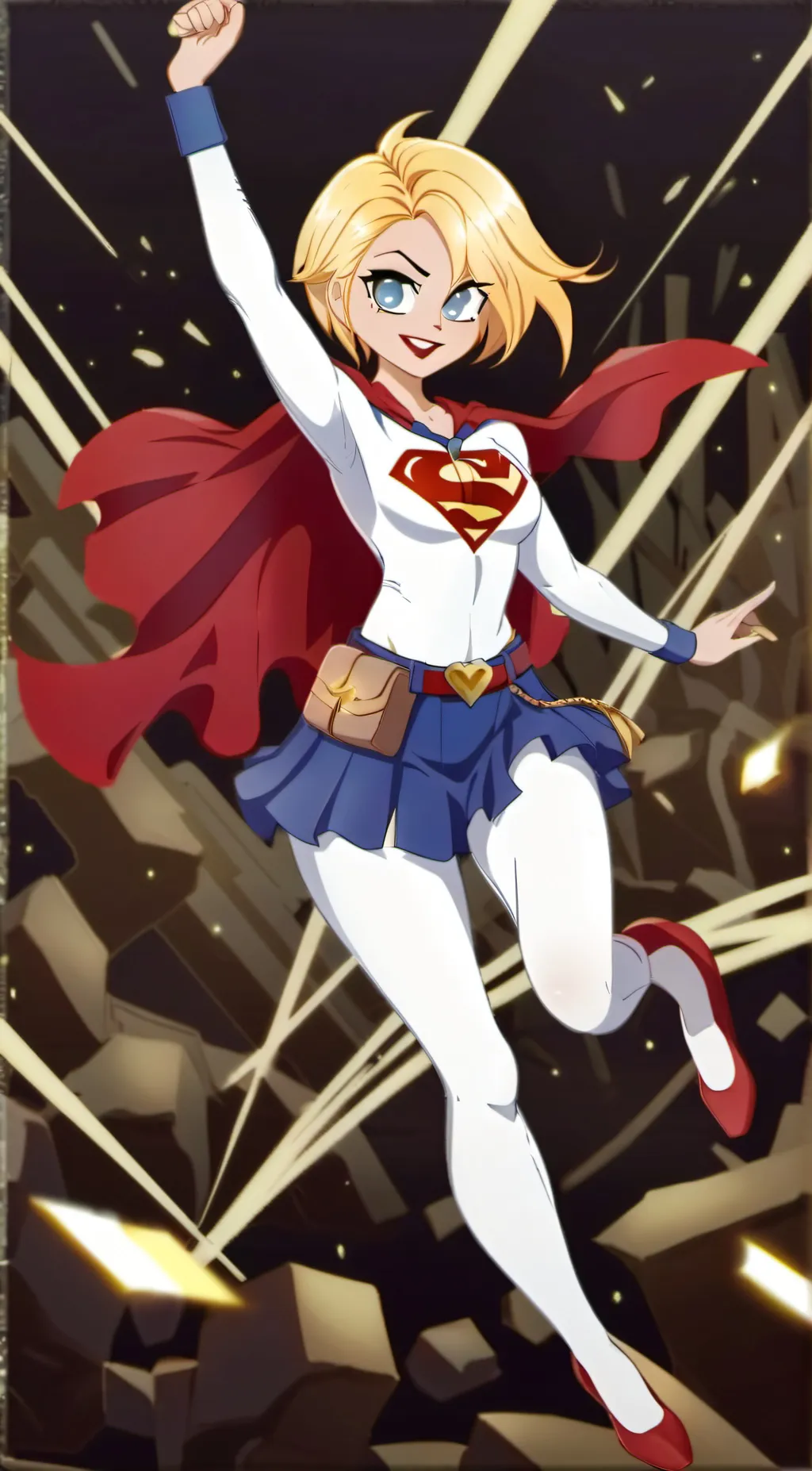 ai character: Dc superhero girls background