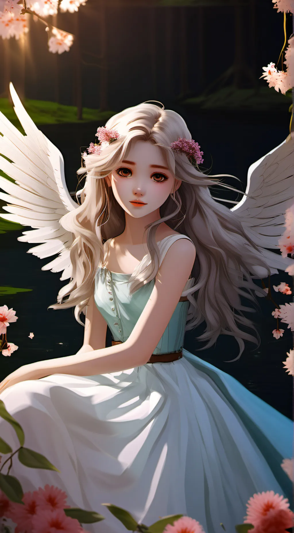 ai character: Aria background