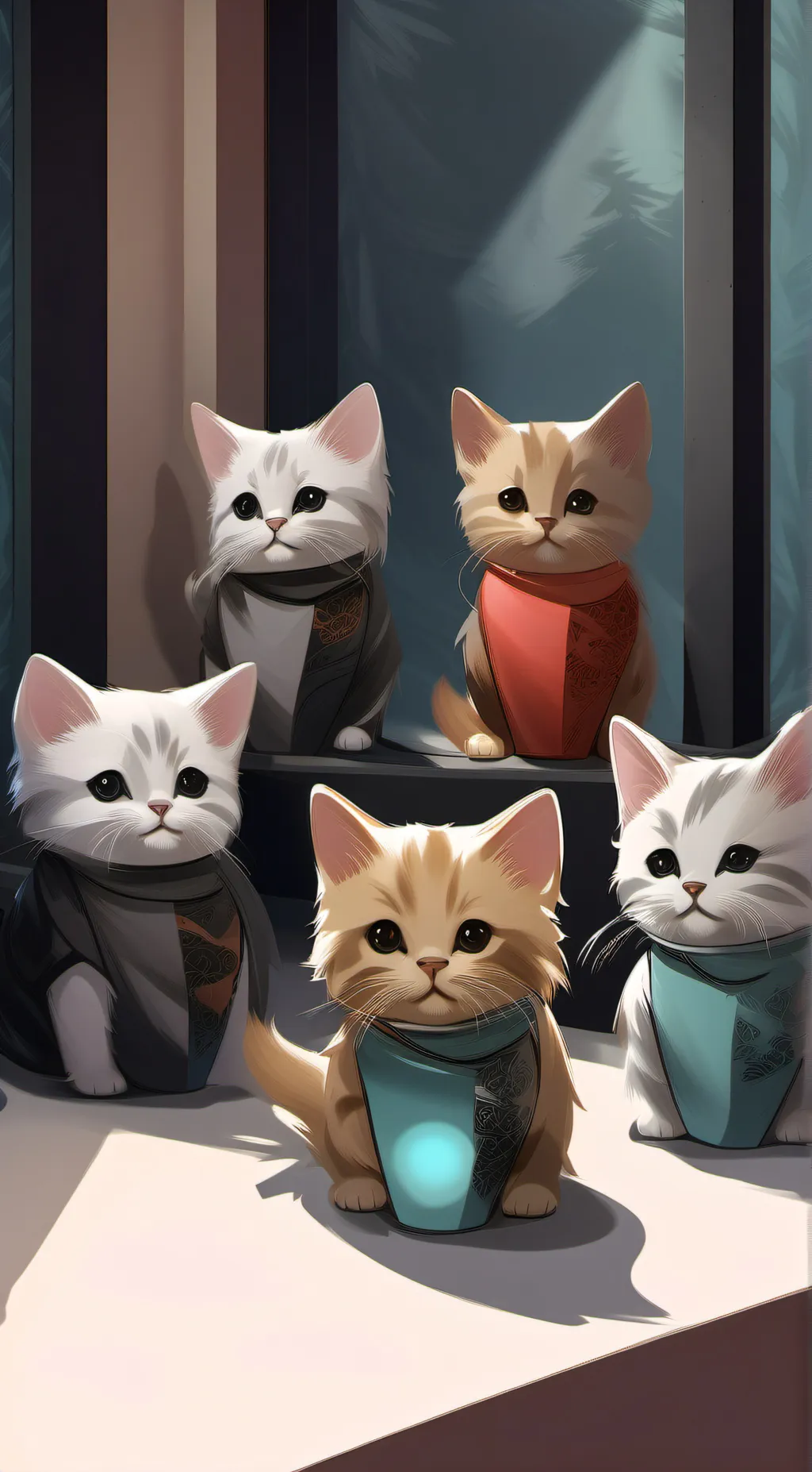 ai character: kittys background