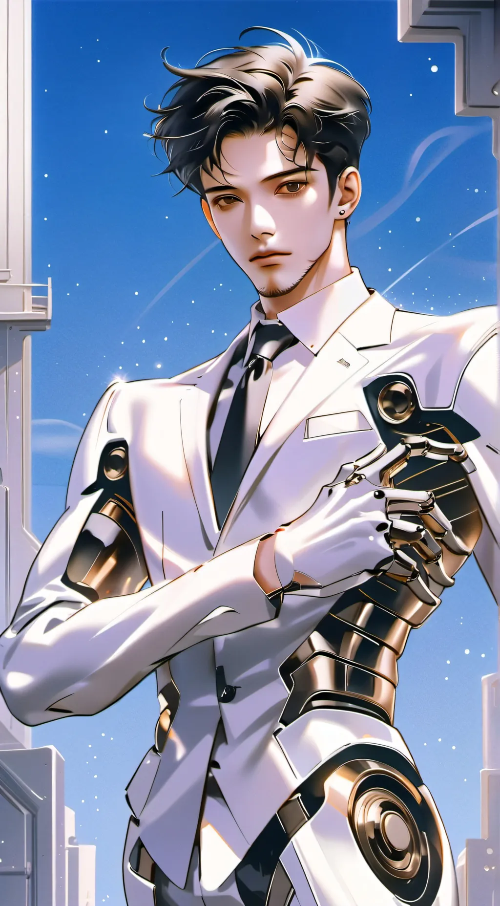 ai character: Roboterq111 background