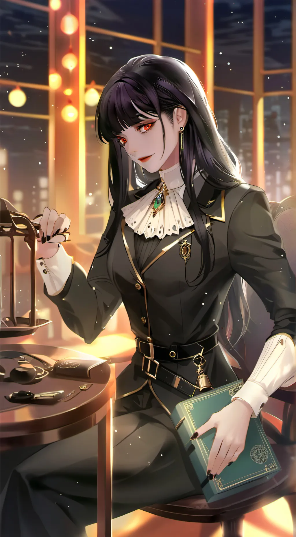 ai character: Avrildion  background