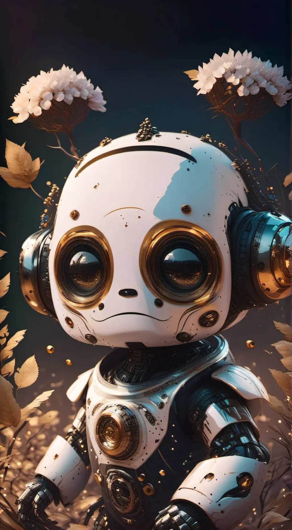 ai character: honestly robot background