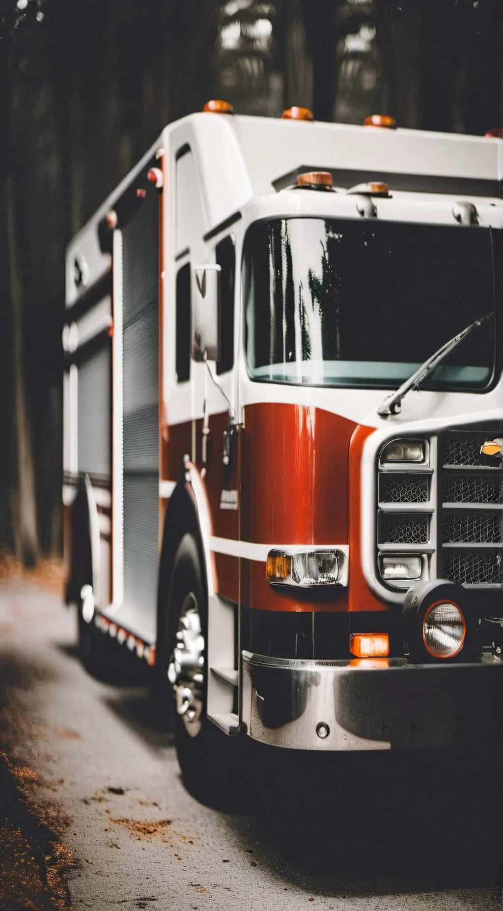 ai character: Fire truck  background