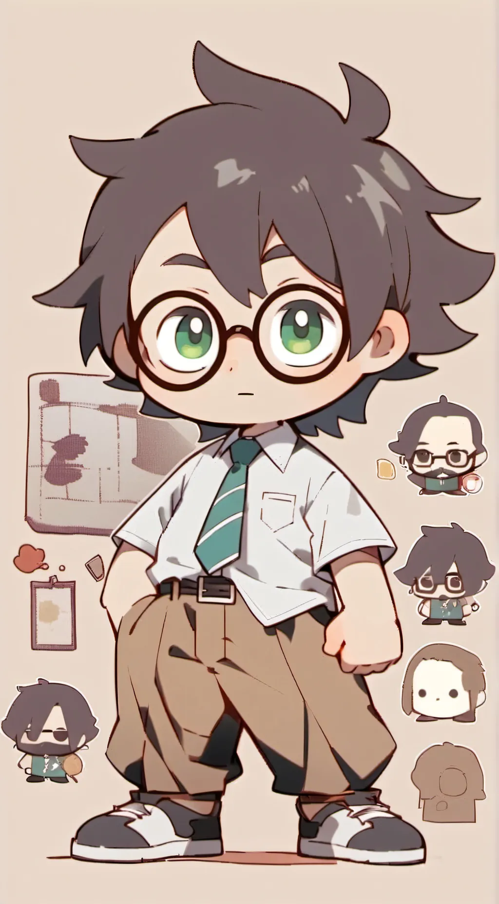 ai character: Harold background