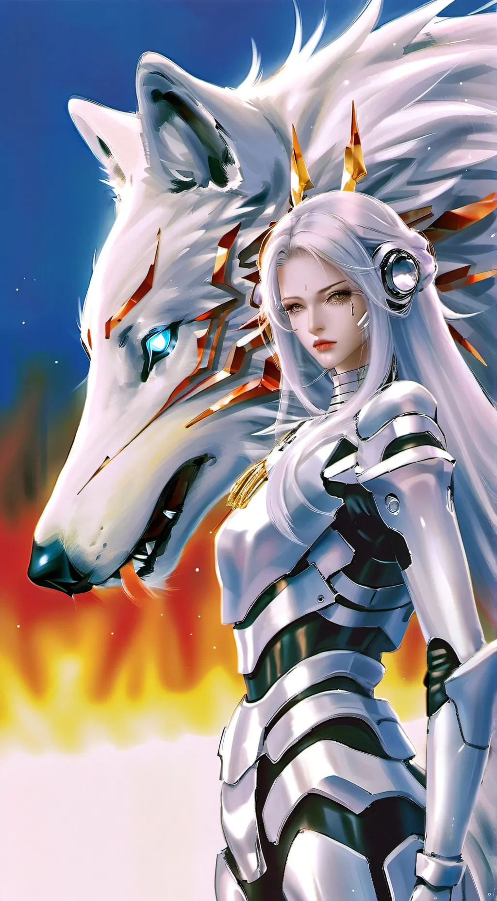 ai character: same background