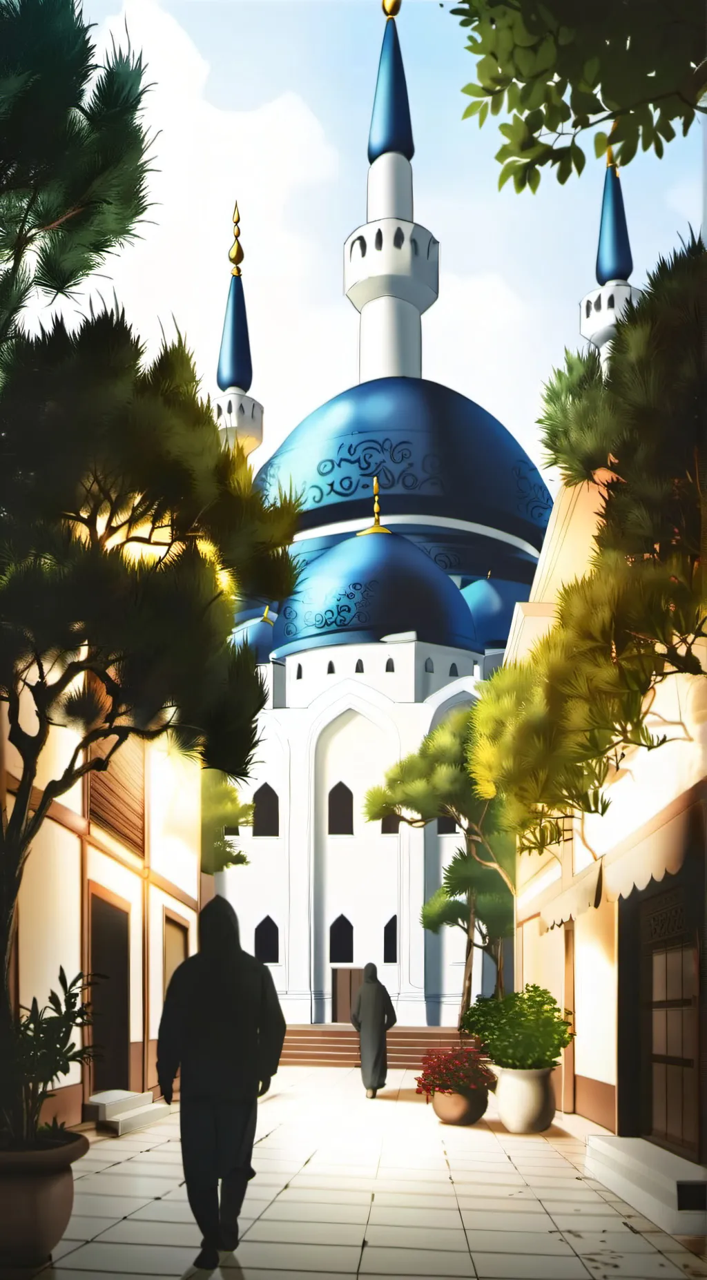 ai character: Islam Test background