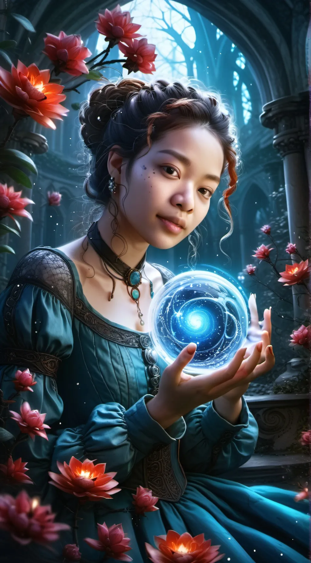 ai character: Nayra  background