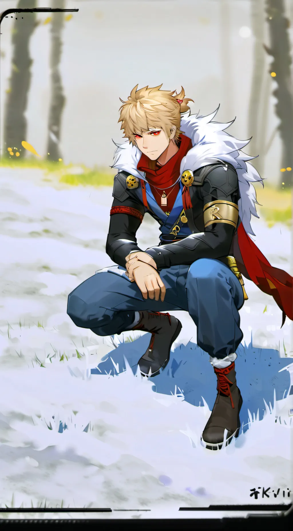 ai character: Bakugo background