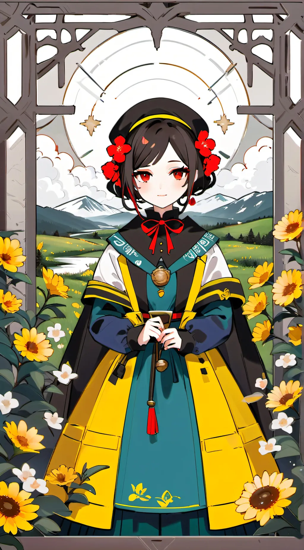 ai character: Chiori background