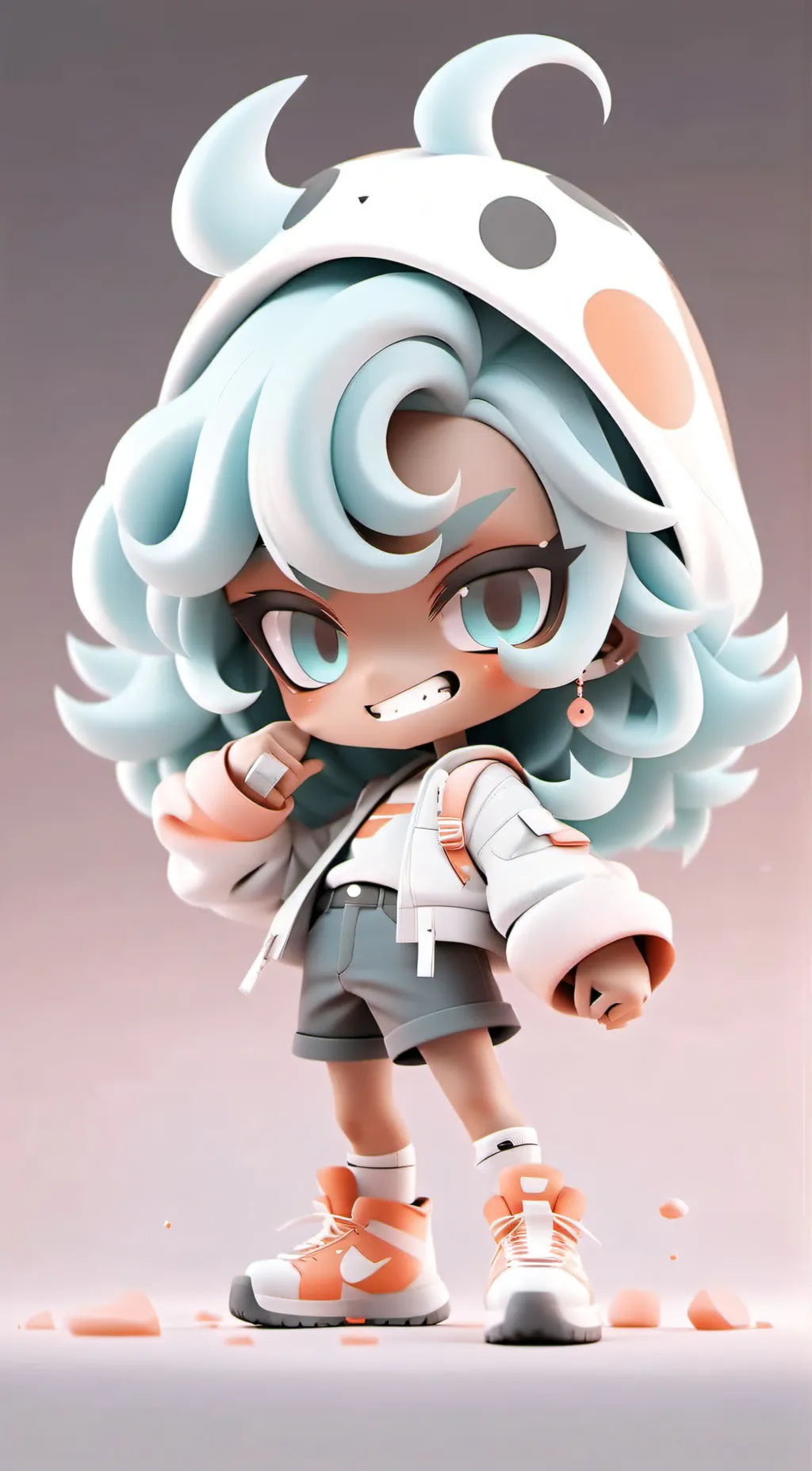 ai character: diamond background