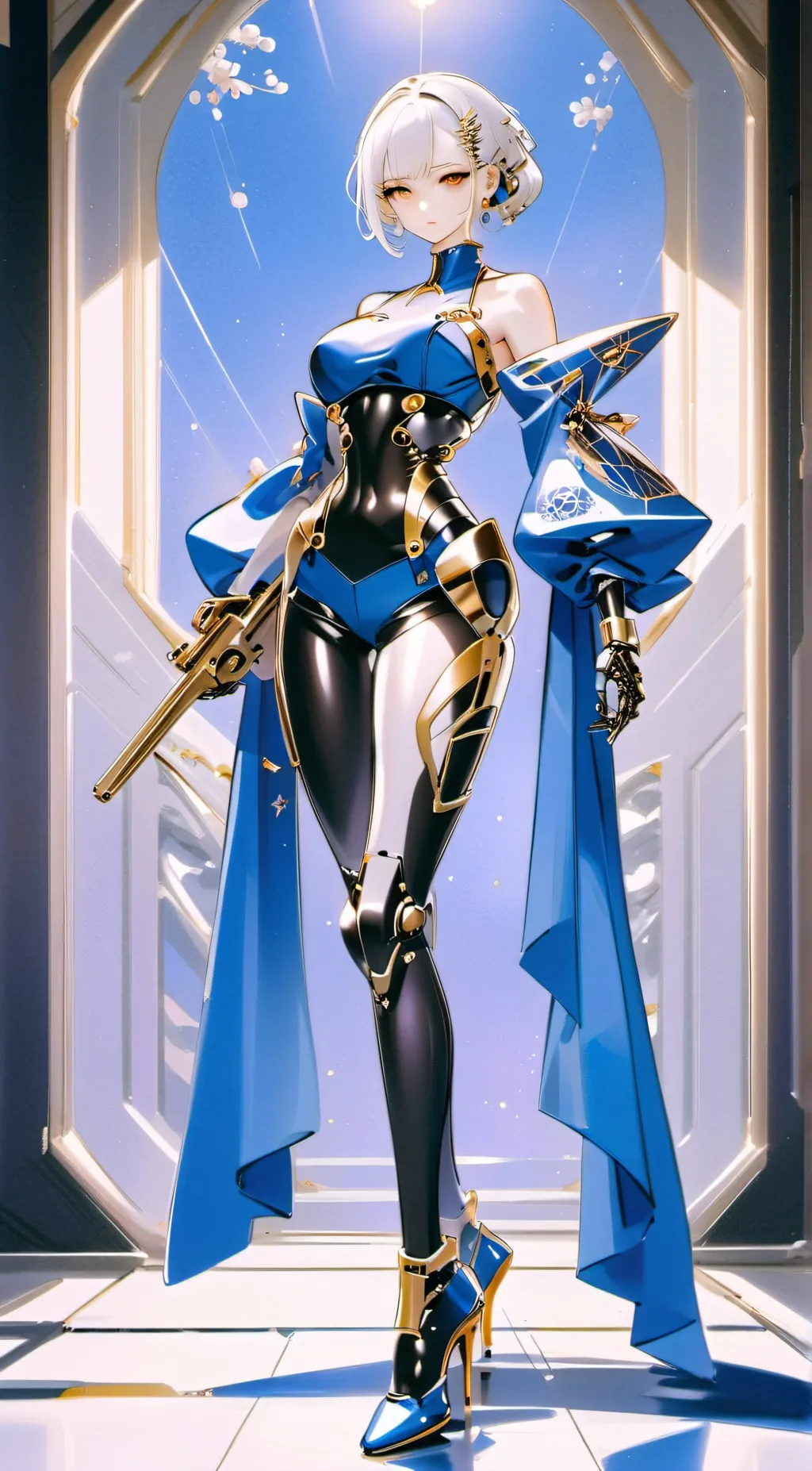 ai character: alisa la cyborg background
