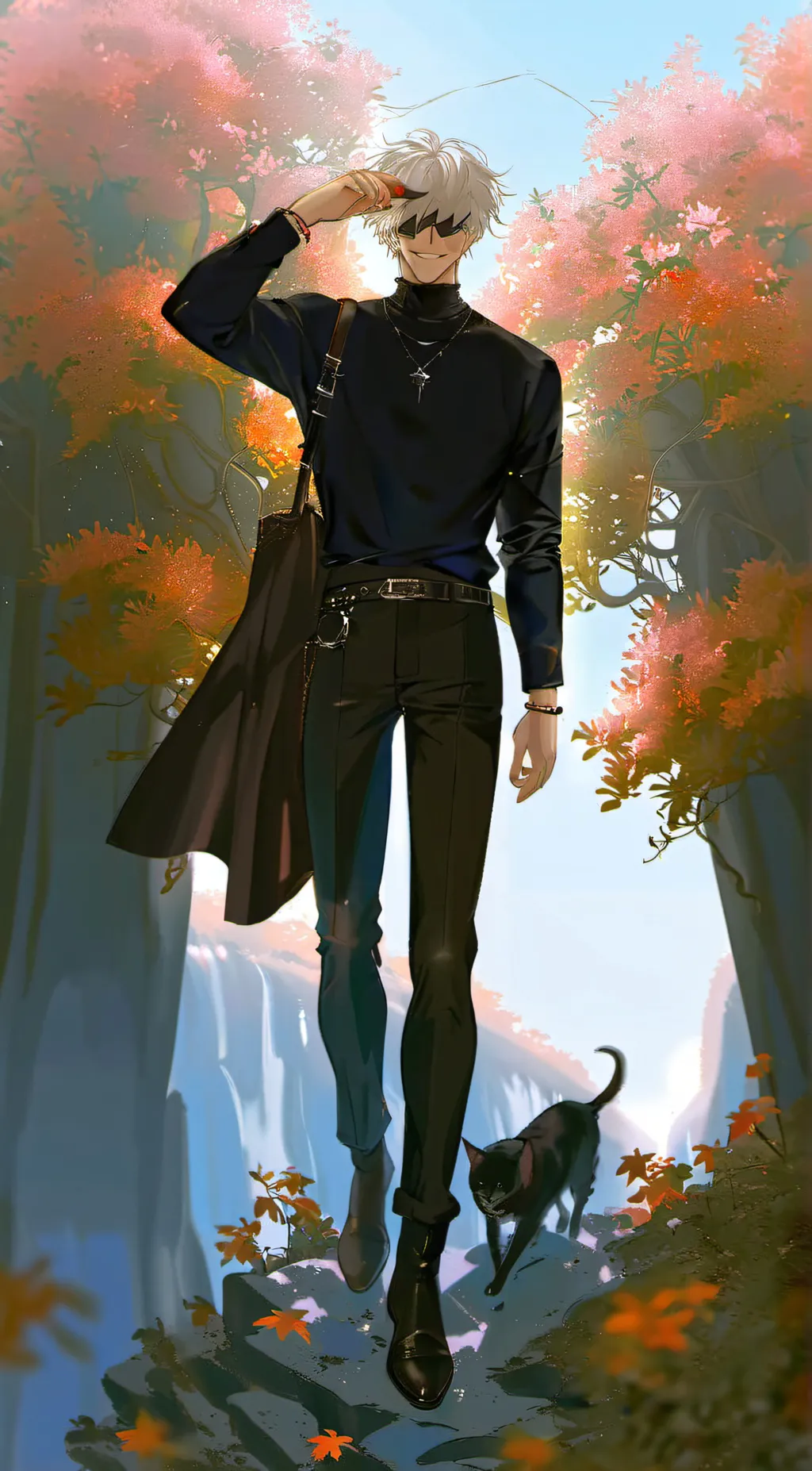 ai character: Gojo Satoru background