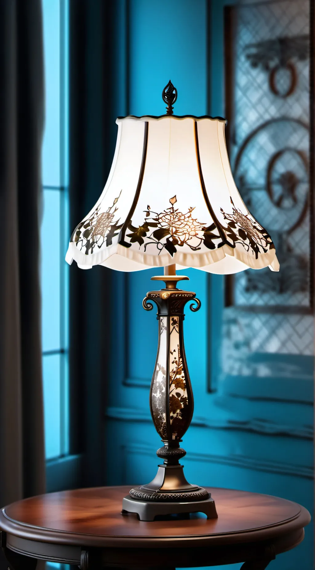 ai character: Lamp background