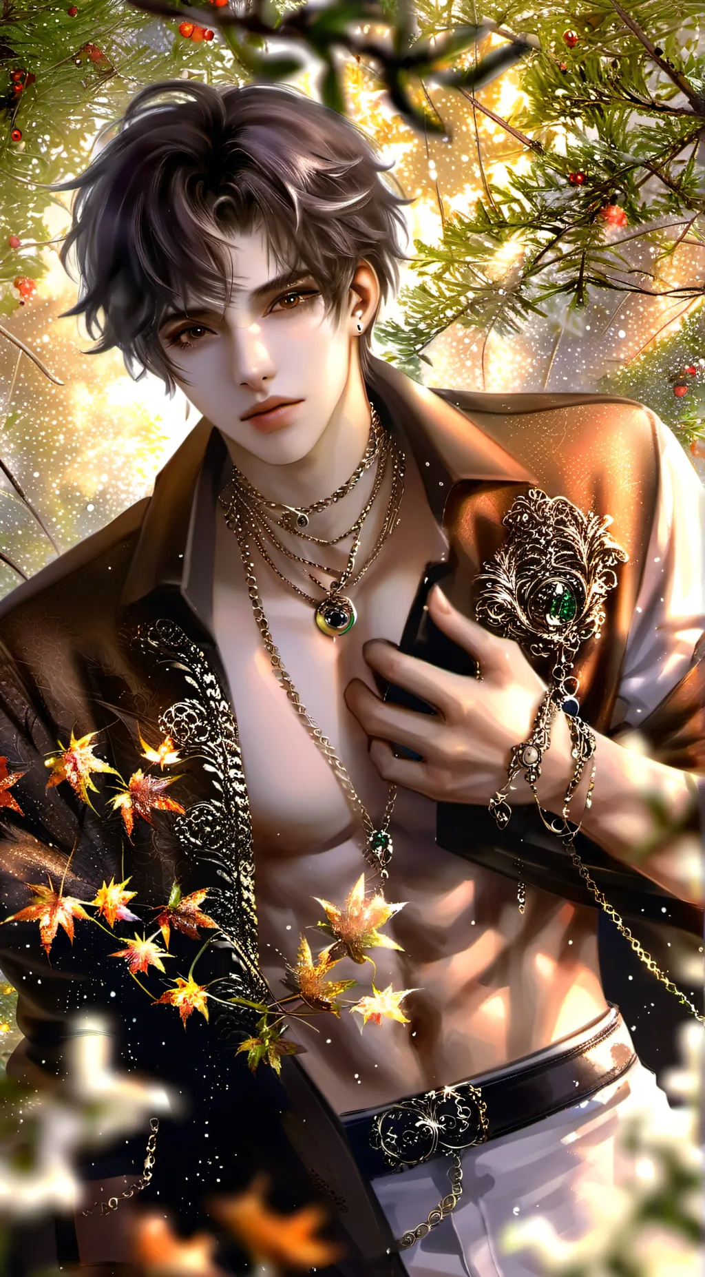 ai character: Adrien  background