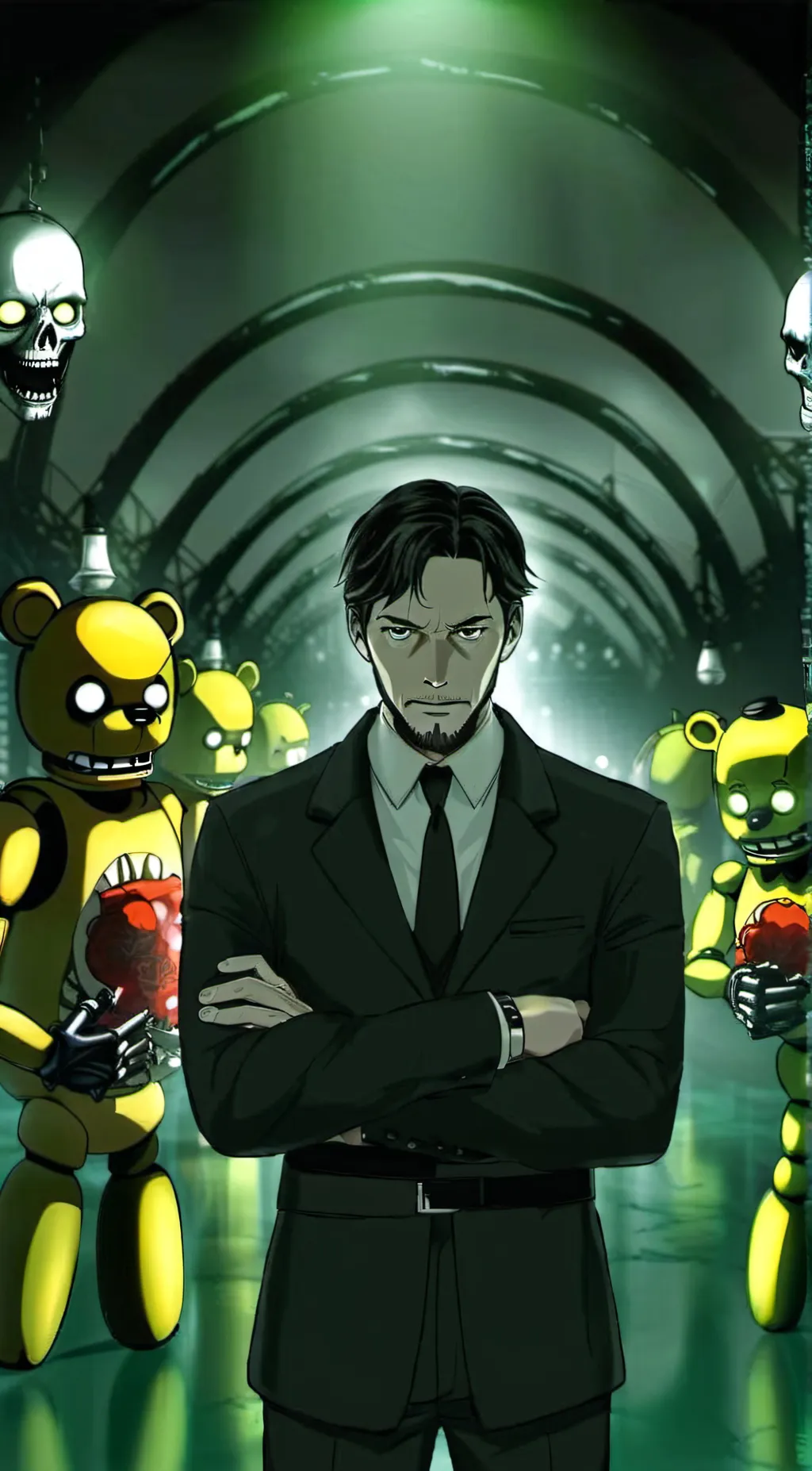 ai character: William afton background