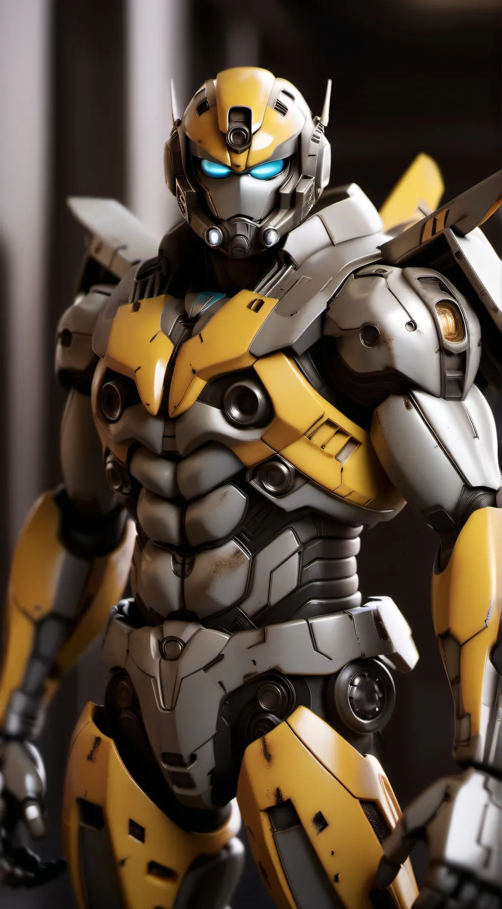 ai character: bumblebee  background