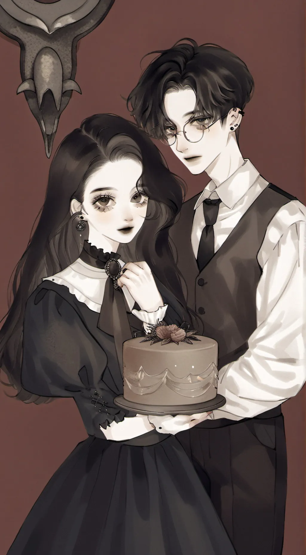 ai character: I like you babe background