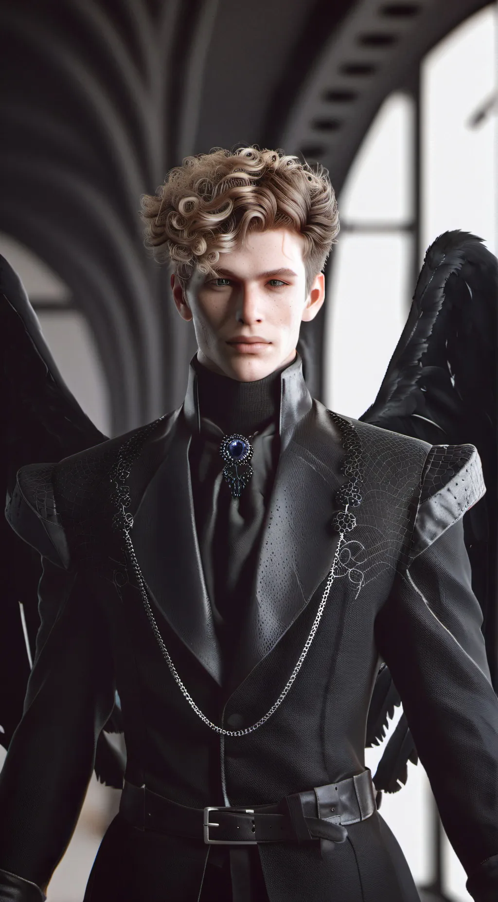 ai character: damien background