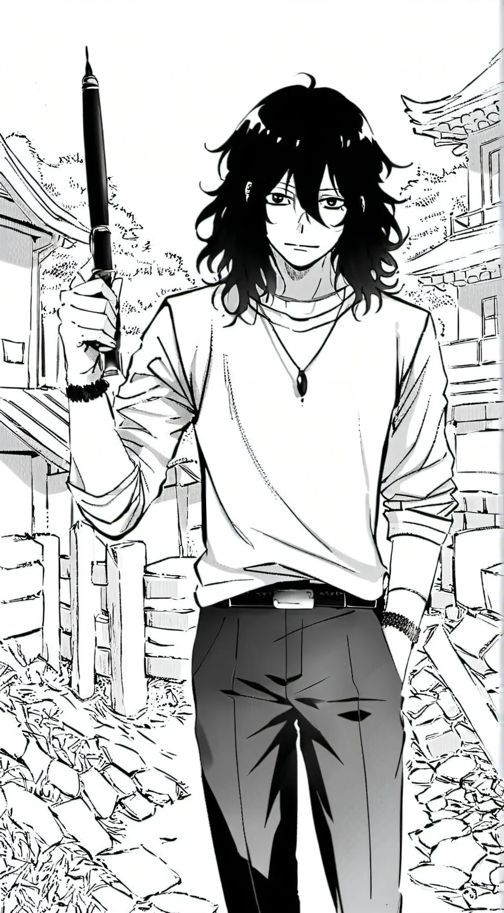 ai character: MHA(aizawaa) background