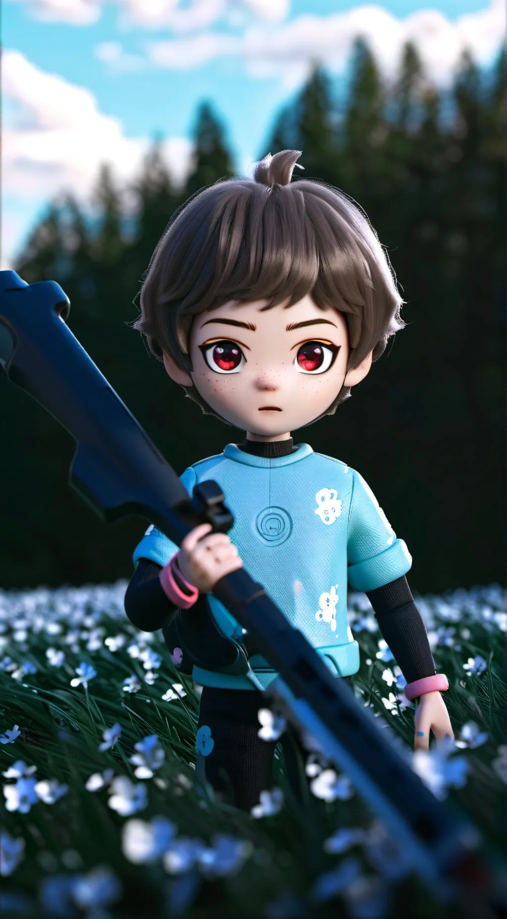 ai character: DEMON background