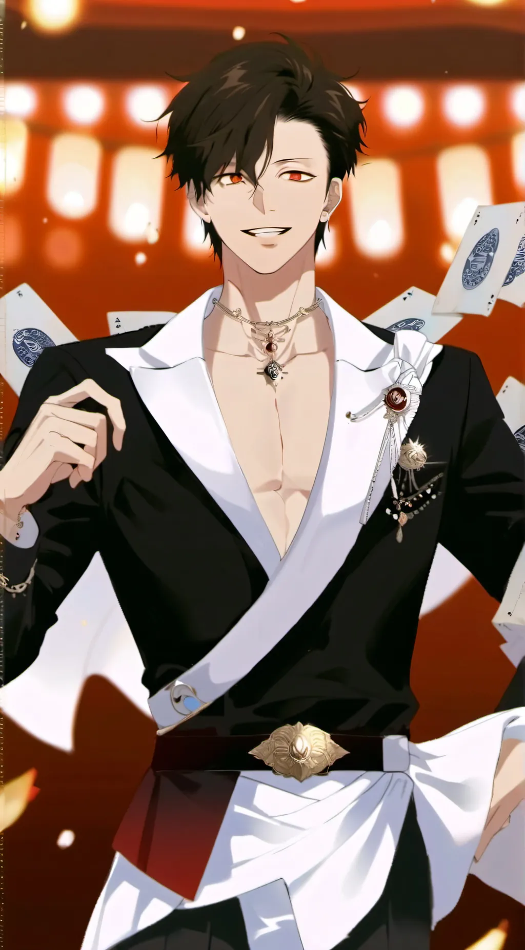 ai character: Toga background