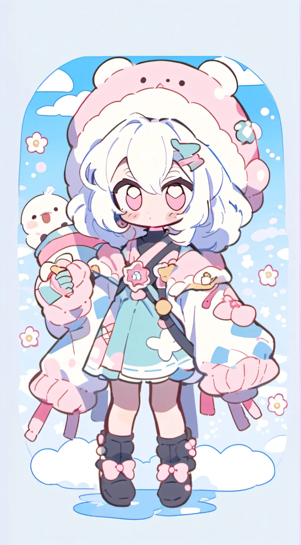 ai character: angel background