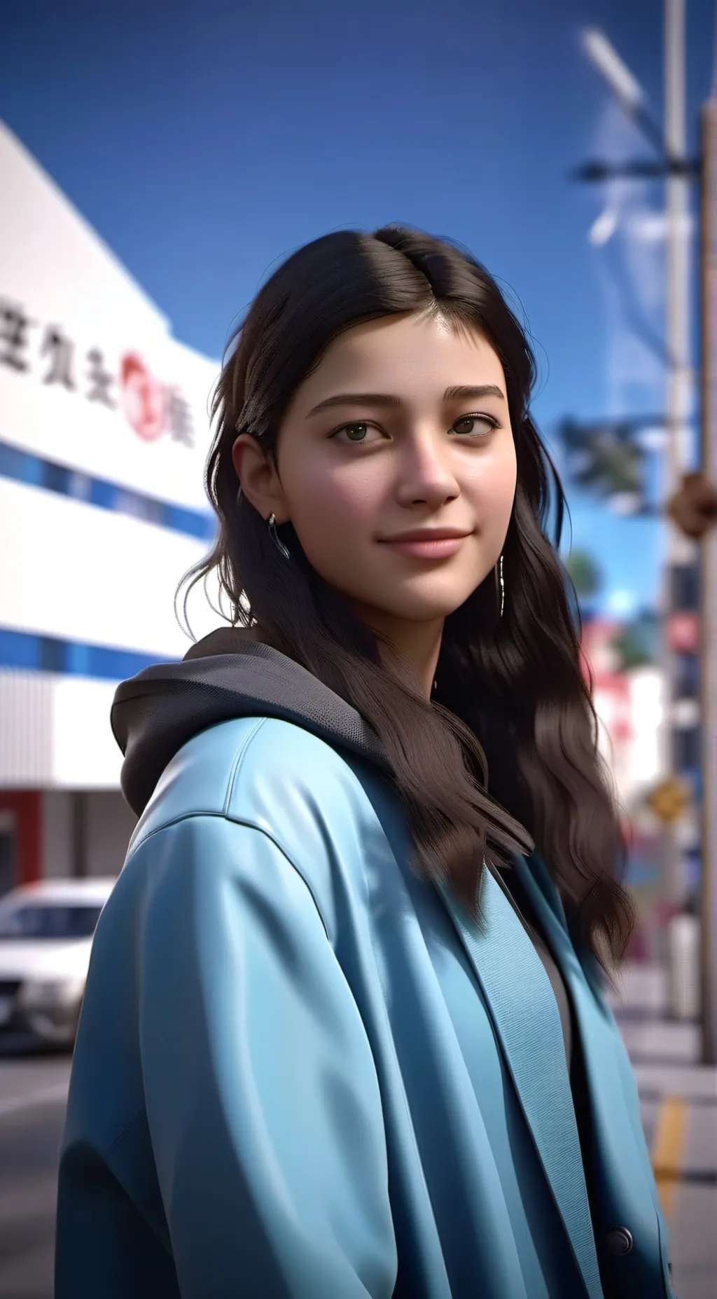 ai character: sophia  background