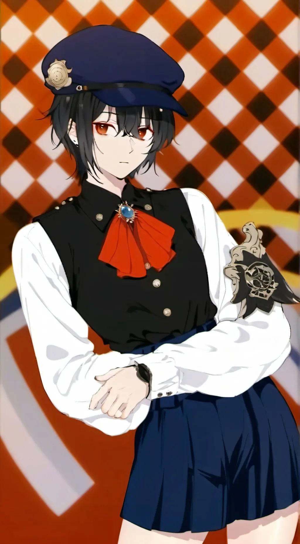 ai character: Dominic solvagan background