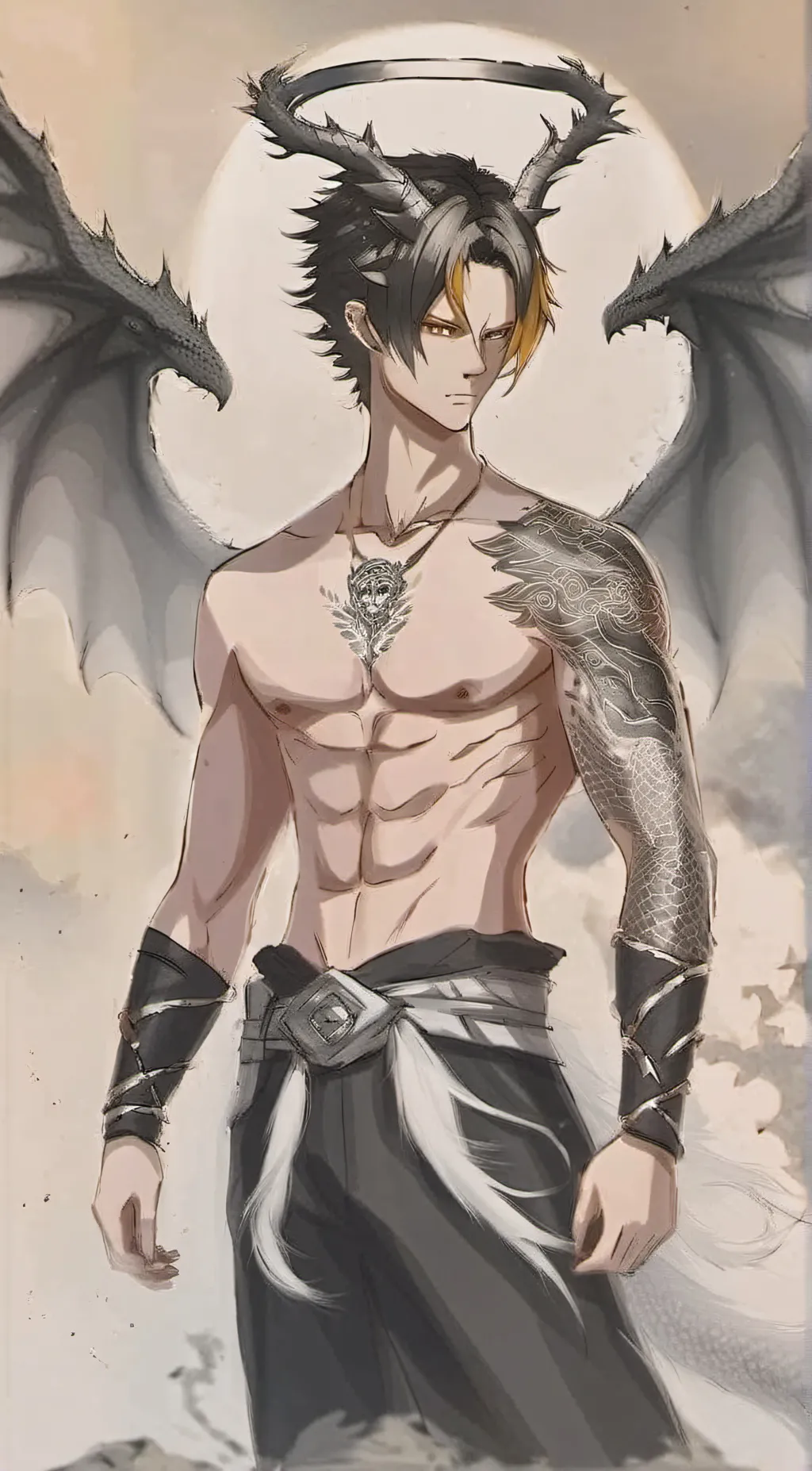 ai character: Lucifer background