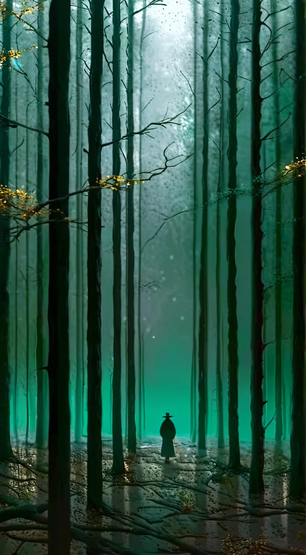 ai character: The woods  background