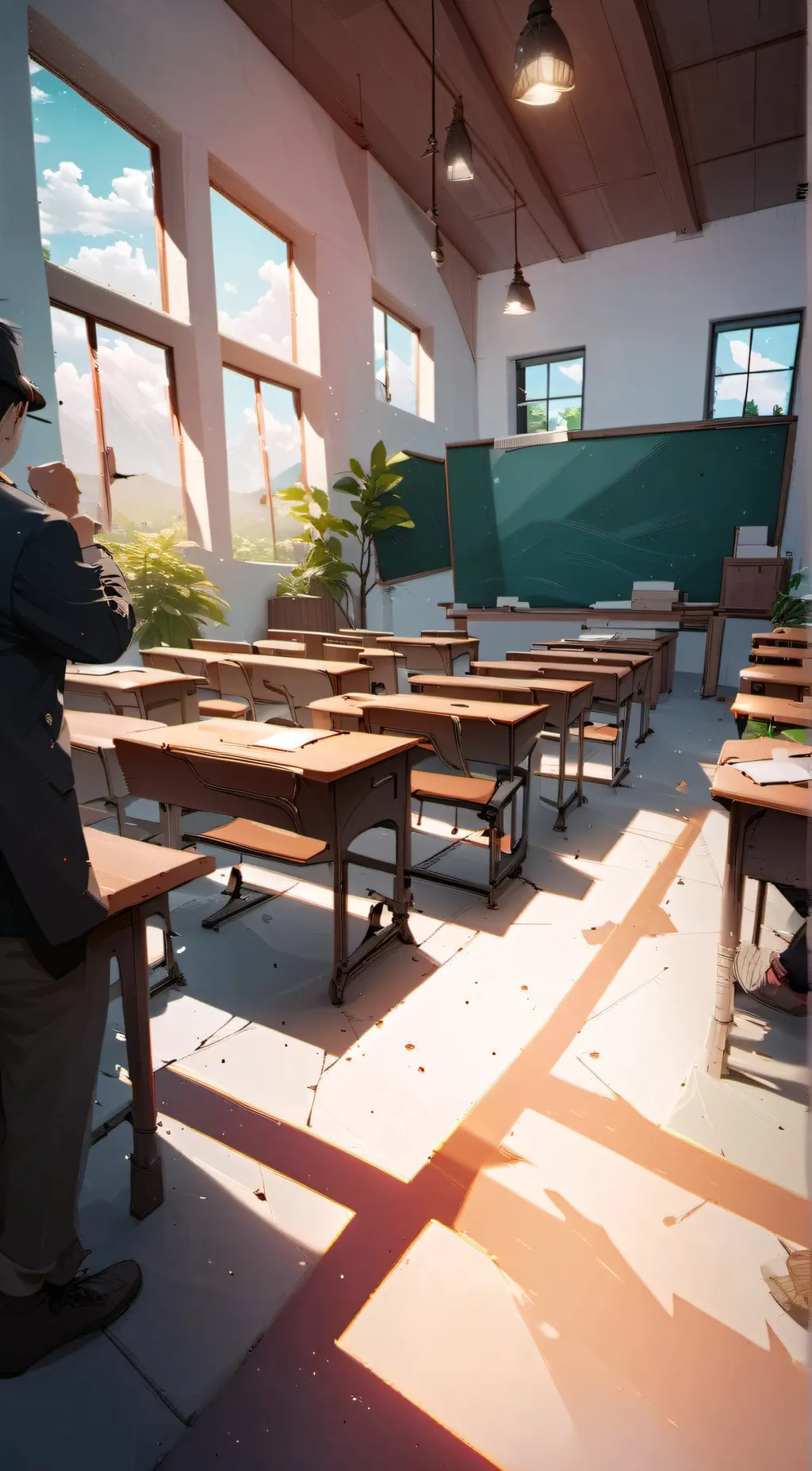 ai character: school background
