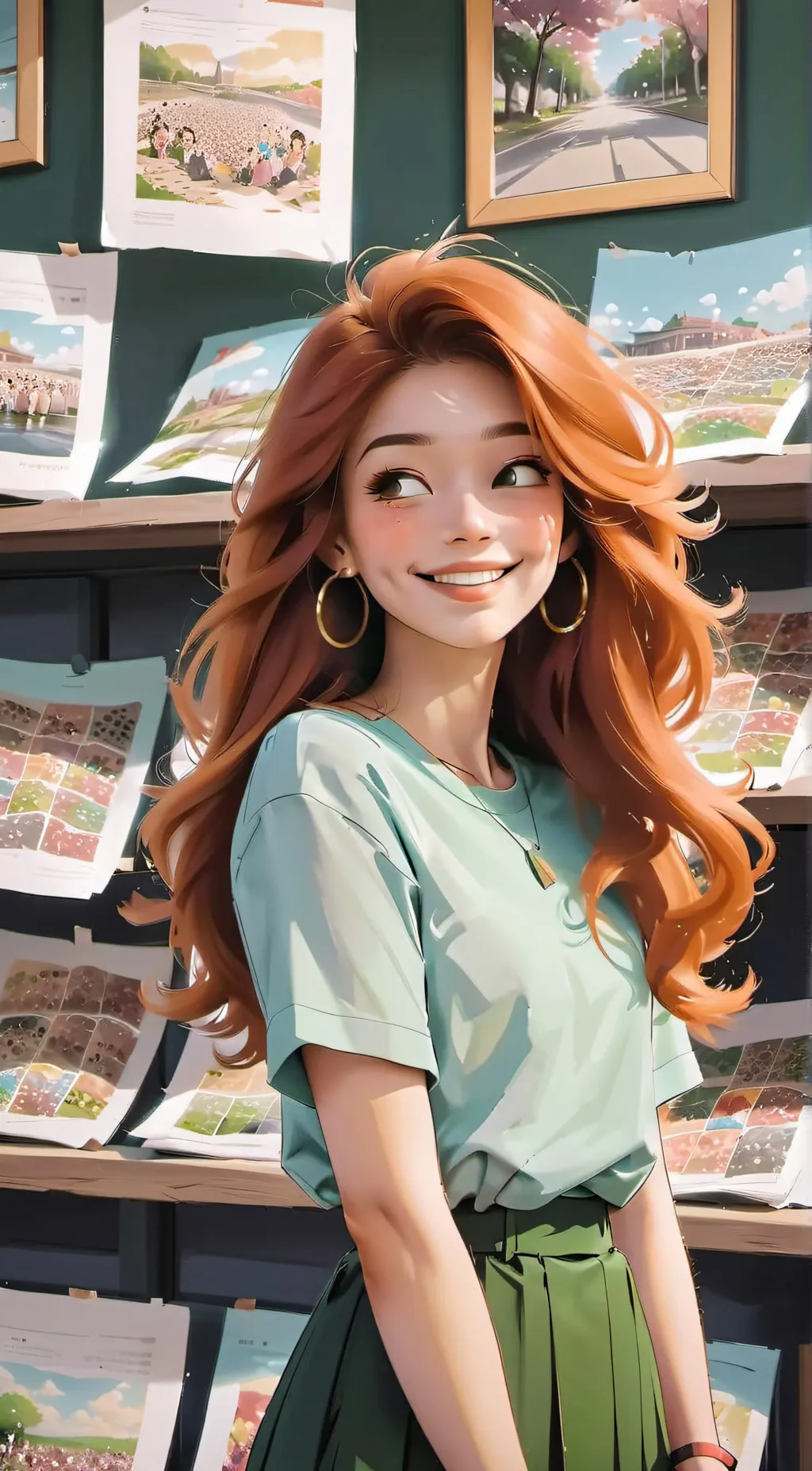 ai character: Aria background