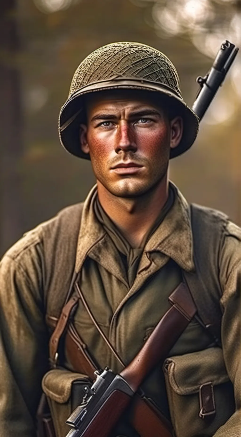 ai character: Private John background