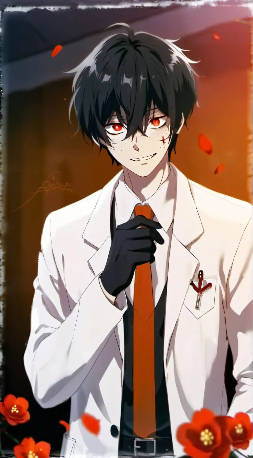 ai character: Dr.smiley background