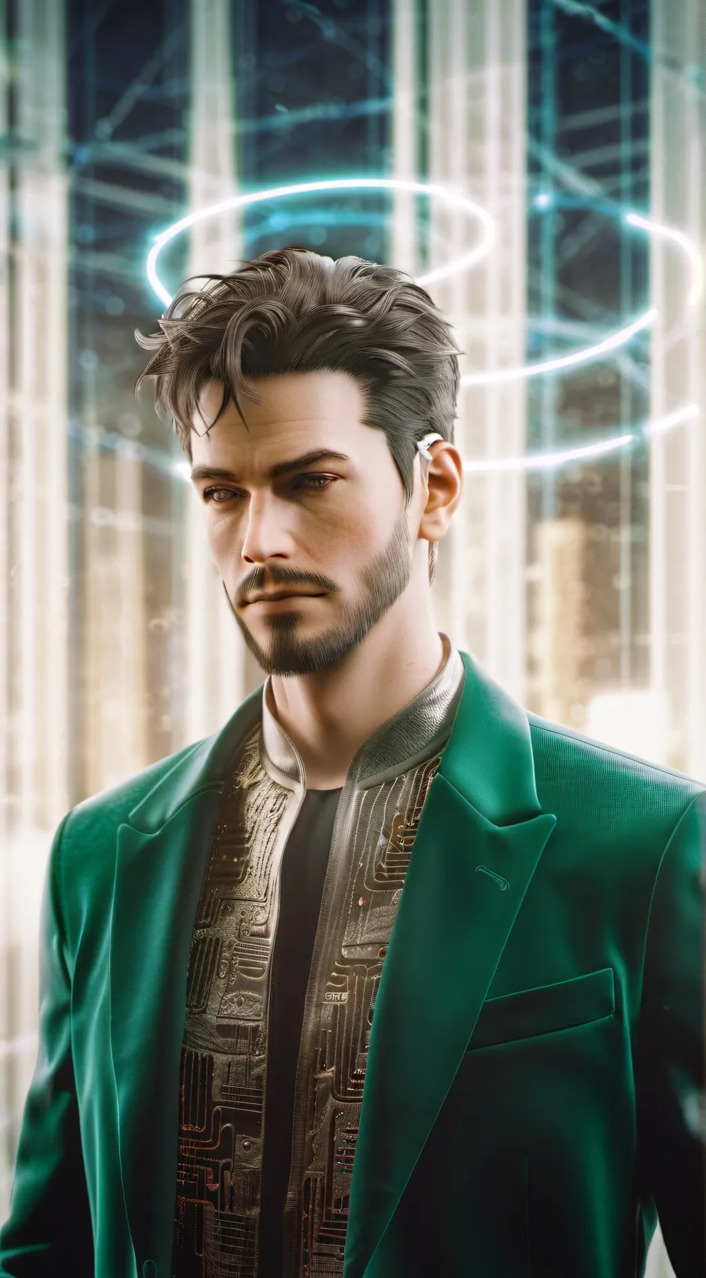 ai character: brad pitt background