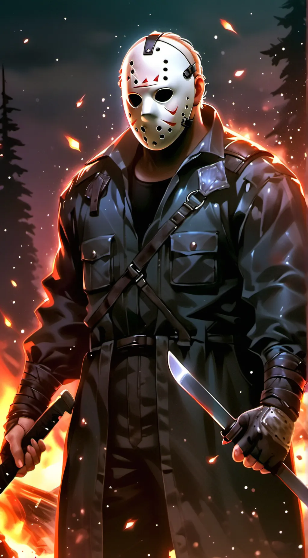 ai character: Jason Voorhees background