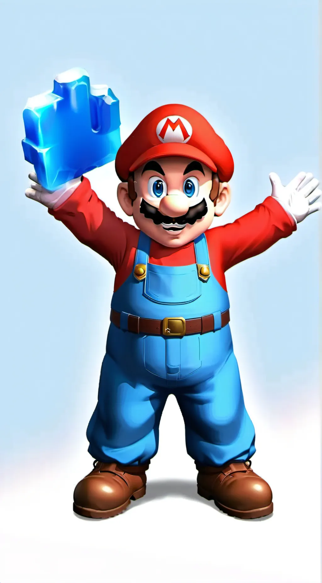 ai character: Mario background