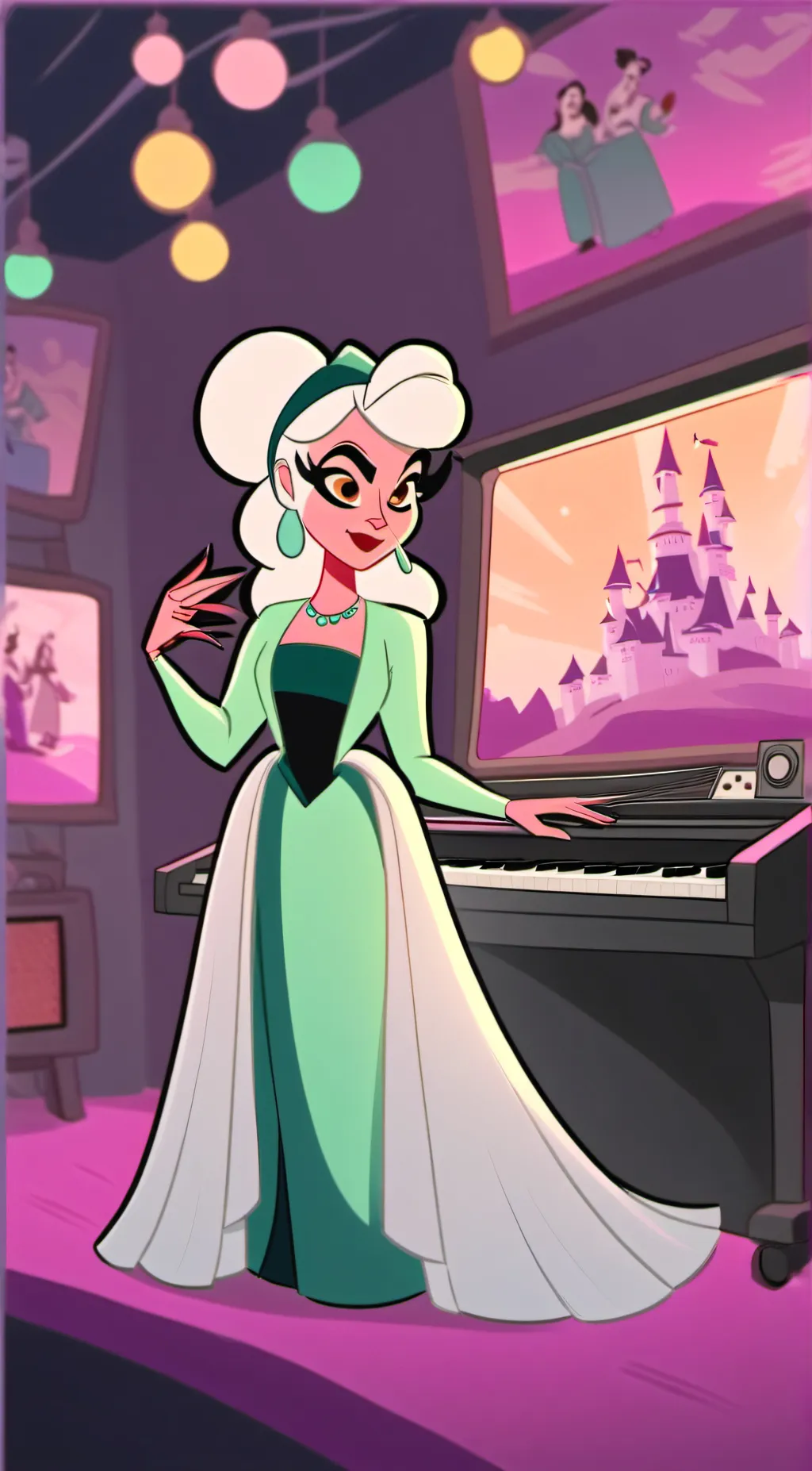 ai character: Kisha background