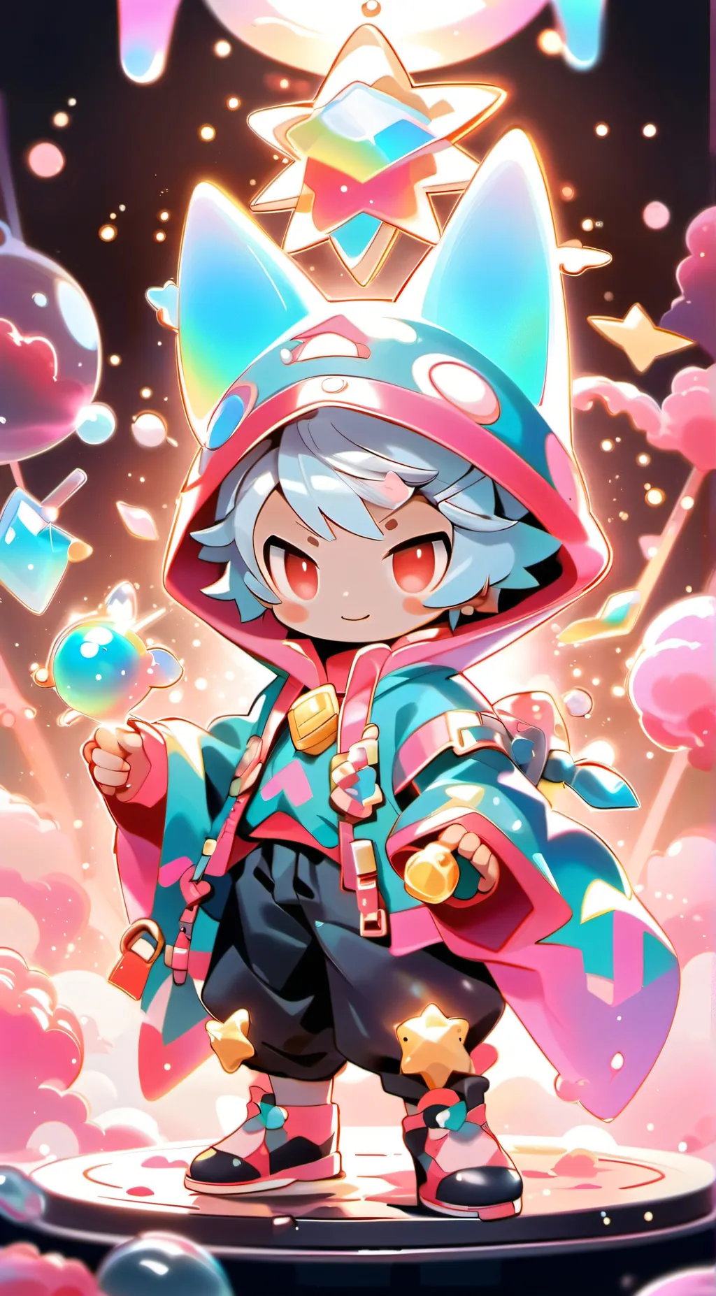 ai character: cute jana background