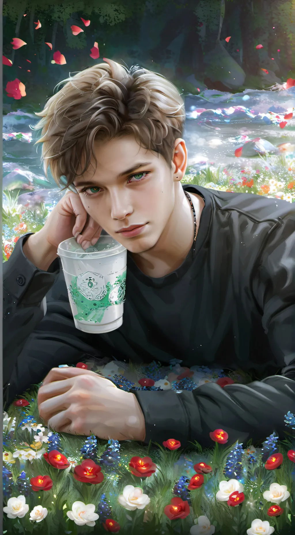 ai character: Willam  background