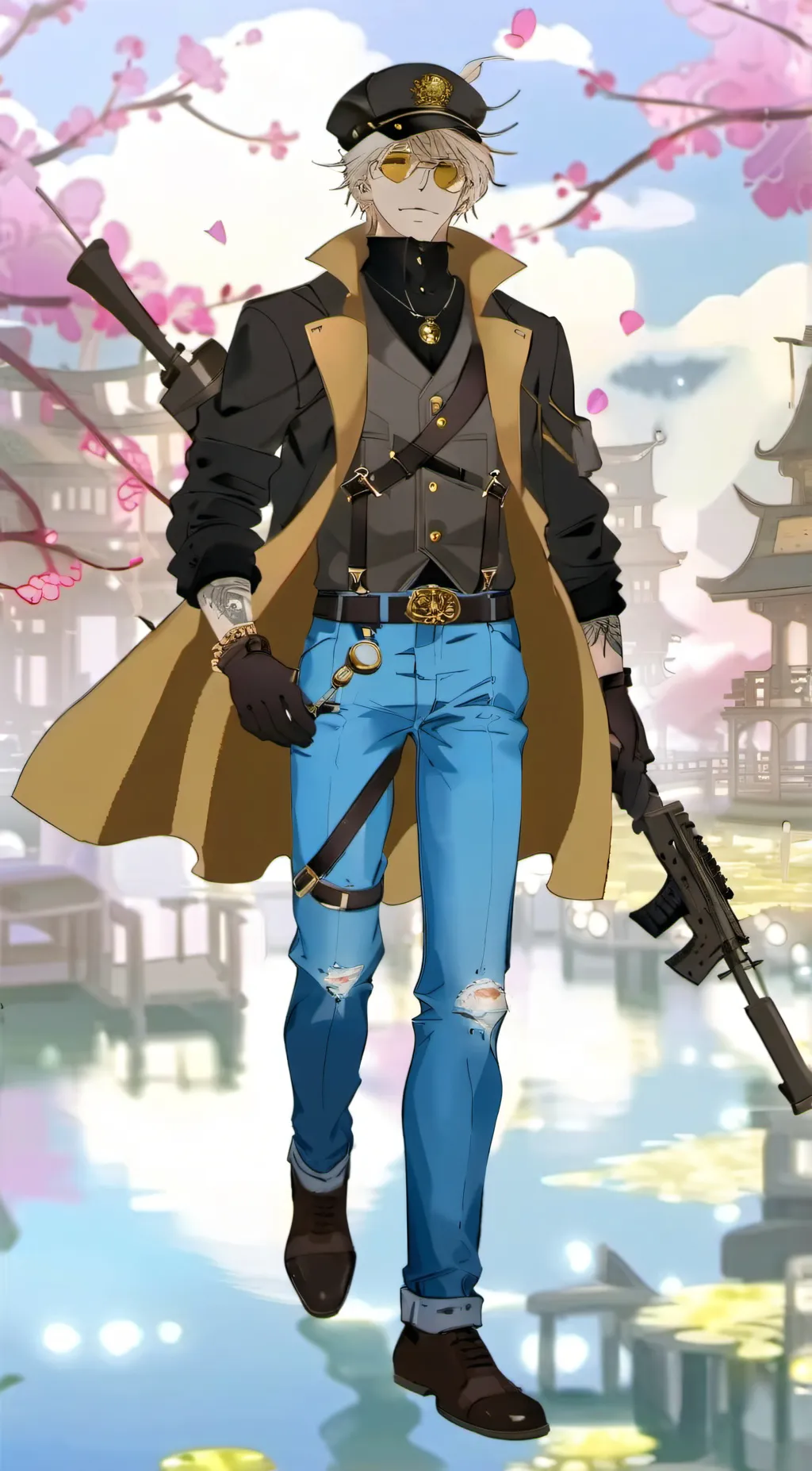 ai character: Light (New) background
