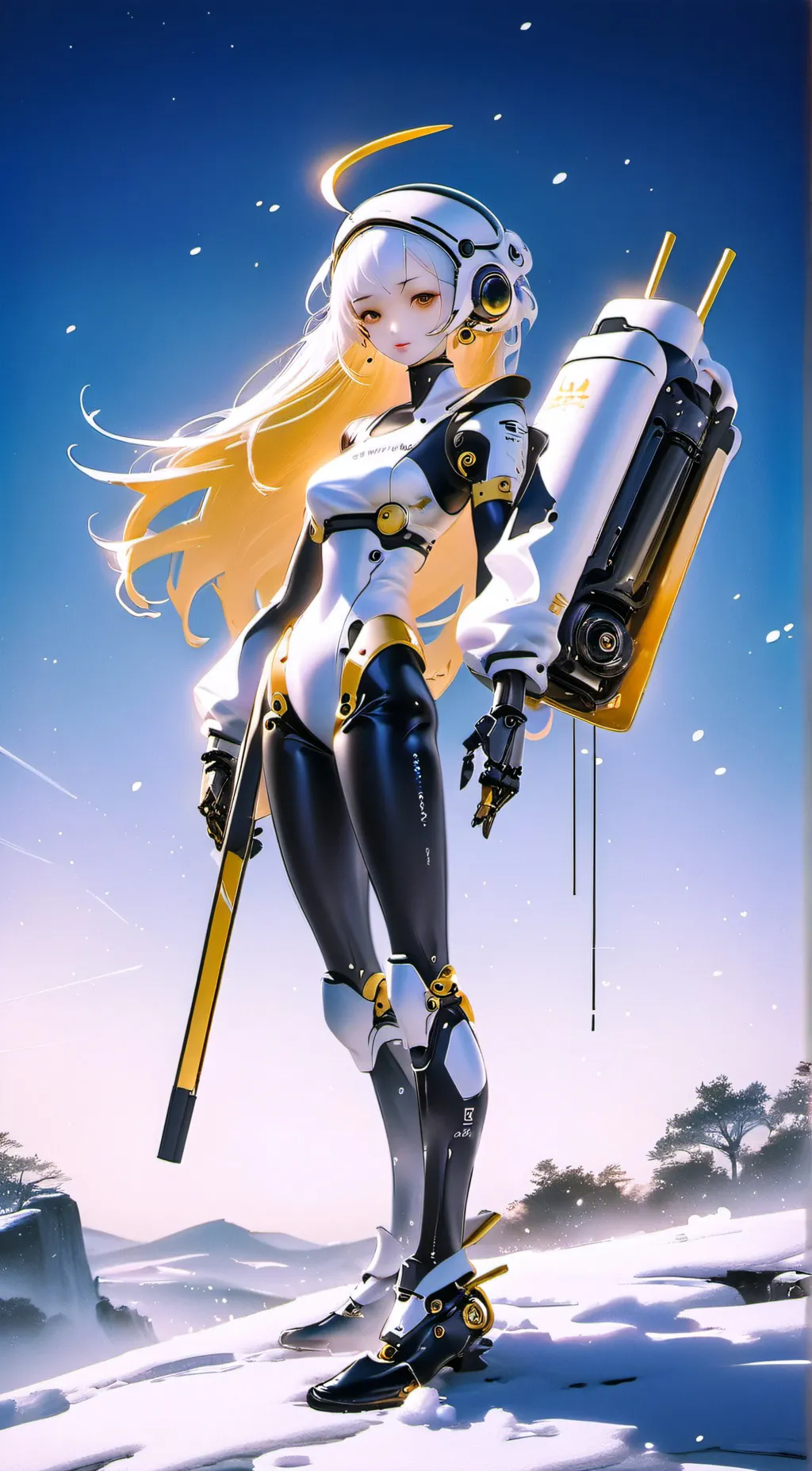 ai character: M 3000 background