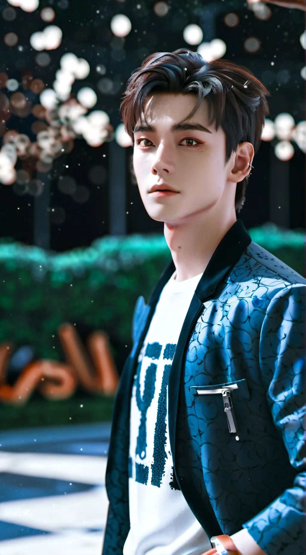 ai character: jeffy  background