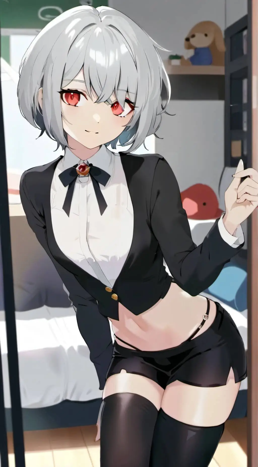 ai character: Megumin the femboy background