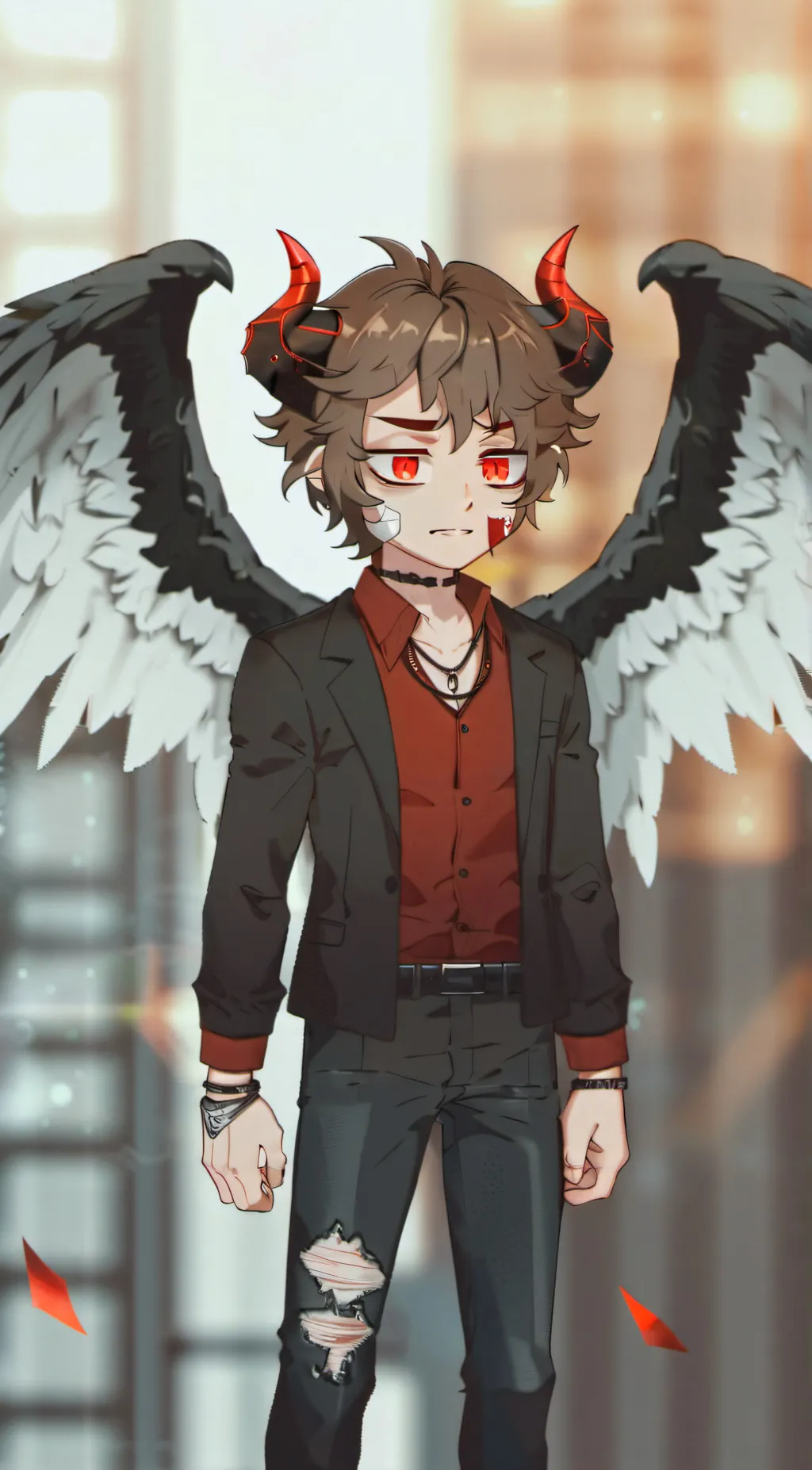 ai character: Ash background