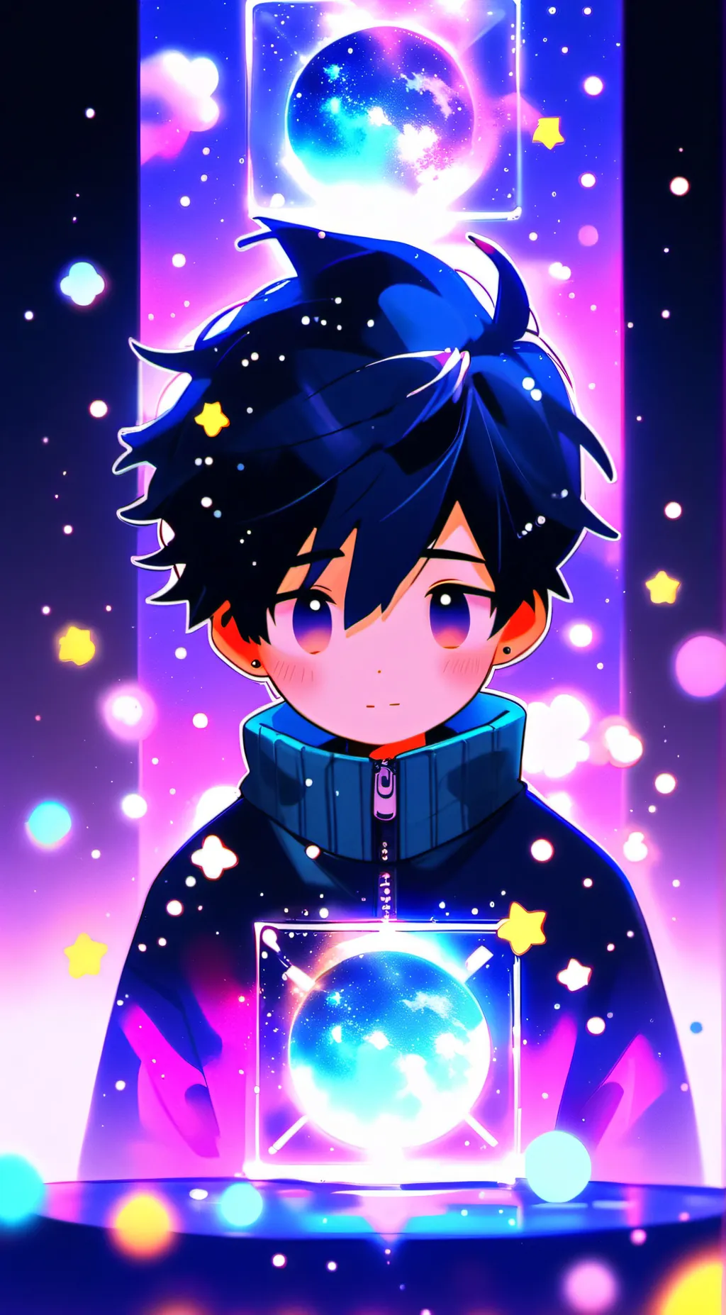 ai character: Boy background