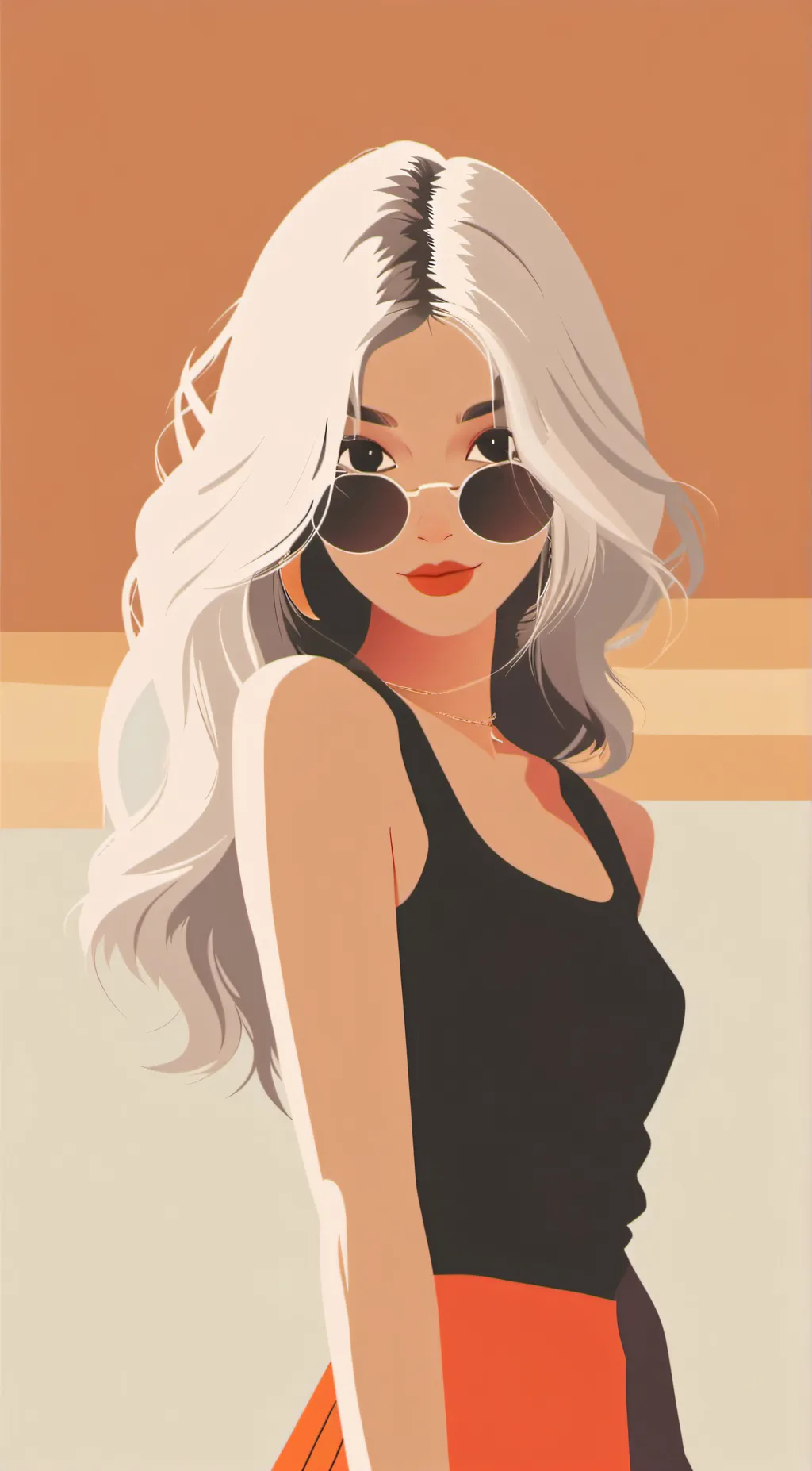 ai character: Angel  background