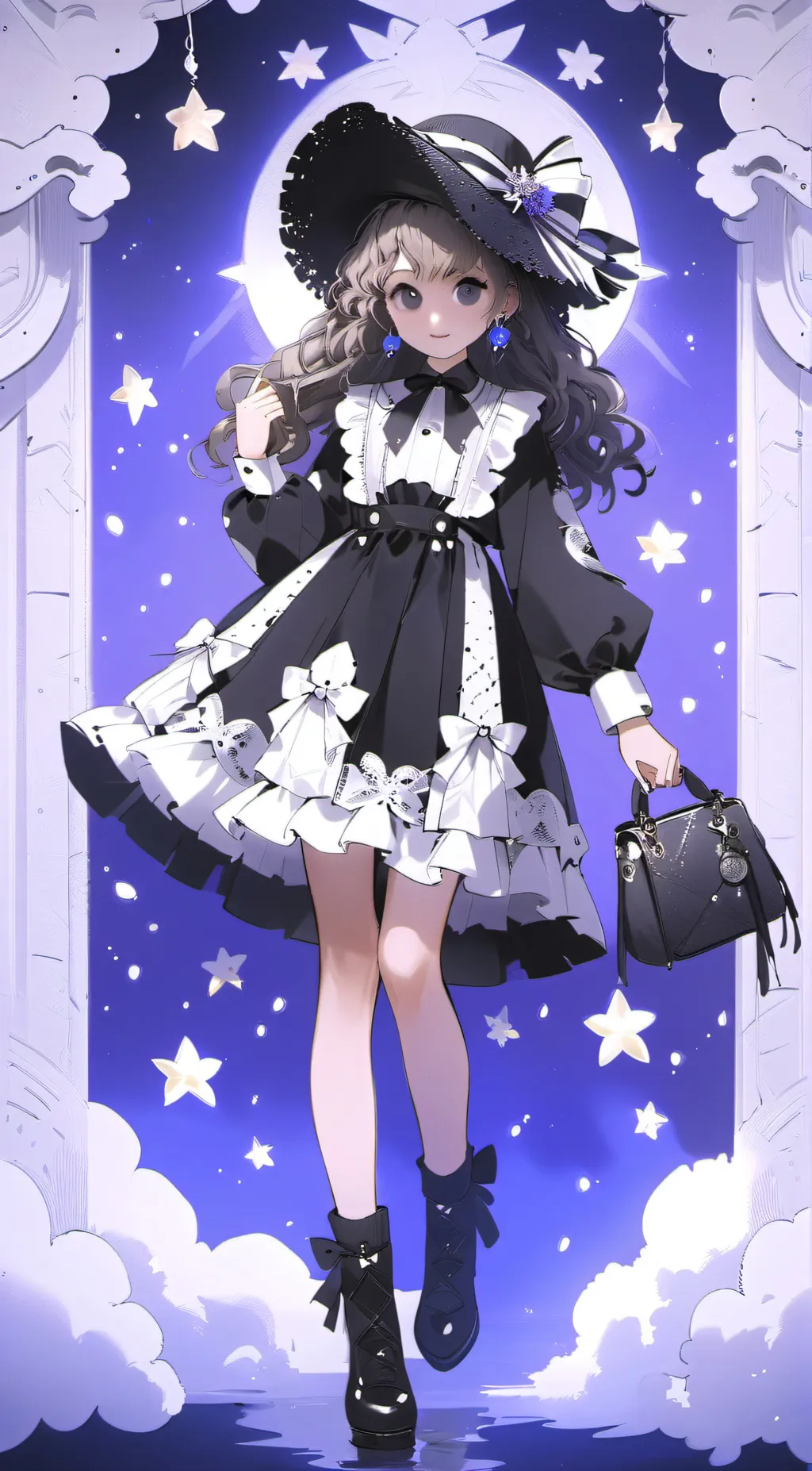 ai character: Eri de la ashe  background