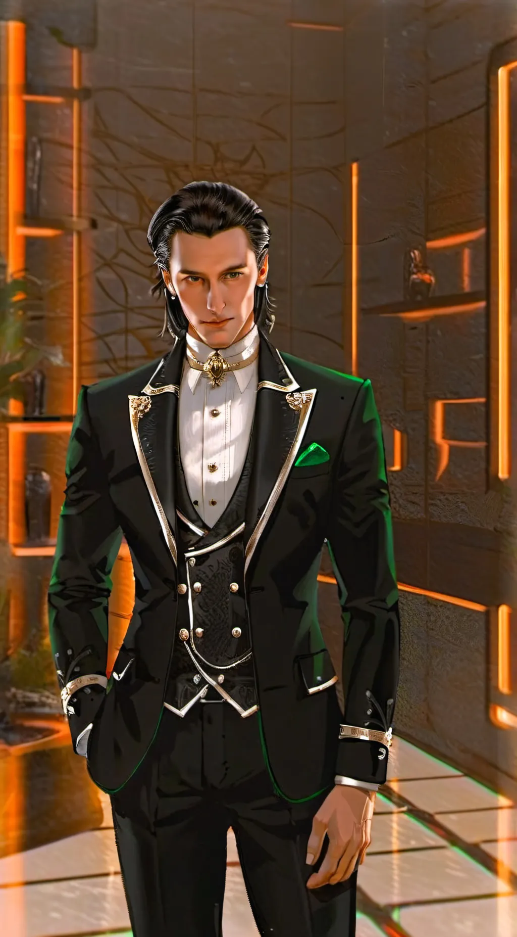 ai character: Loki background